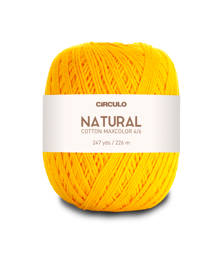 Circulo Natural Cotton Maxcolor (Barroco) 4/6 100% Cotton Yarn for Crochet and Knitting, 226m/200g - Leo Hobby Marketplace