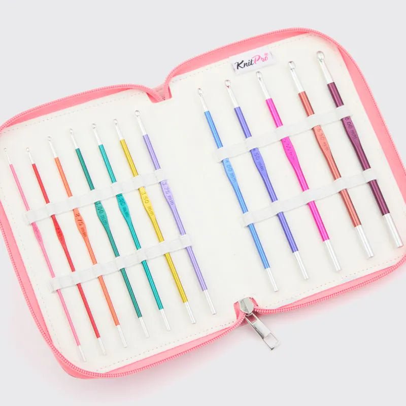 KnitPro Zing Single Ended Crochet Hook Set – Grande (47439) - Leo Hobby