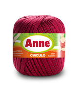 Knitting with Circulo ANNE Cotton Yarn in progress.