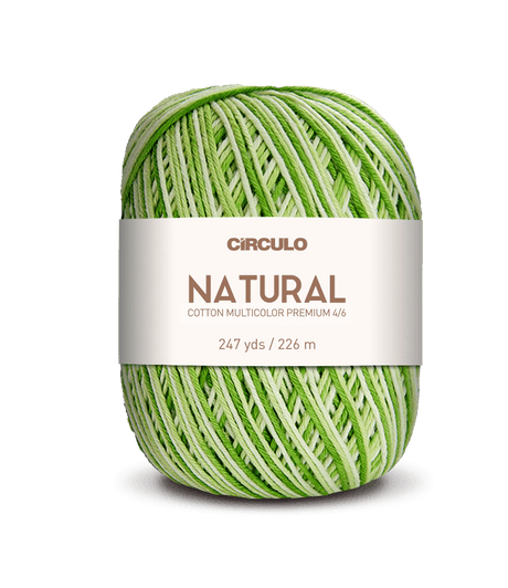 Circulo Barroco Multicolor Premium 4/6, 100% Cotton Yarn for Crochet and Knitting, 226m/200g - Leo Hobby Marketplace