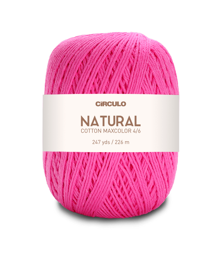 Circulo Natural Cotton Maxcolor (Barroco) 4/6 100% Cotton Yarn for Crochet and Knitting, 226m/200g - Leo Hobby Marketplace
