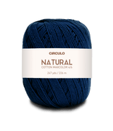 Circulo Natural Cotton Maxcolor (Barroco) 4/6 100% Cotton Yarn for Crochet and Knitting, 226m/200g - Leo Hobby