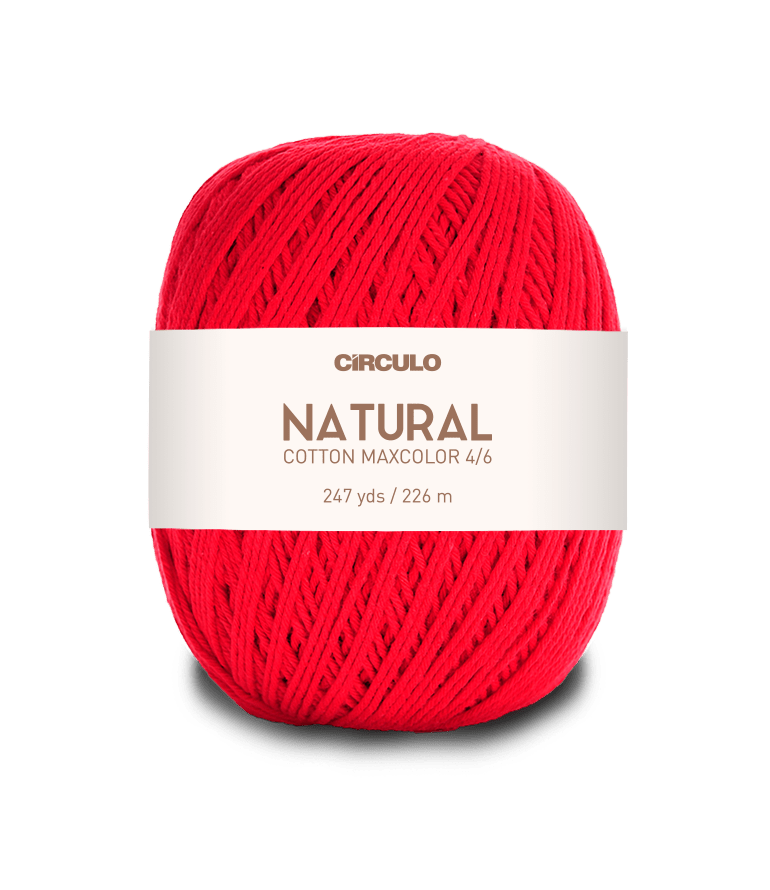 Circulo Natural Cotton Maxcolor (Barroco) 4/6 100% Cotton Yarn for Crochet and Knitting, 226m/200g - Leo Hobby Marketplace