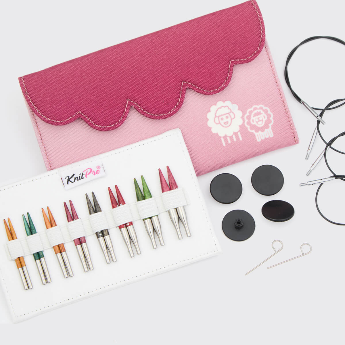 Dreamz Mini Interchangeable Needle Set - 5cm (2") 200631 sizes 3.0 - 6.0 mm - Leo Hobby Marketplace